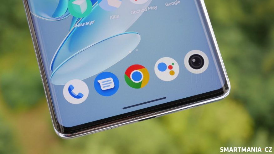 Vivo V29 a jeho dolní část displeje