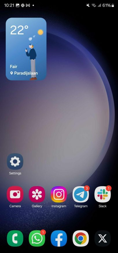 One UI 6.0: počasí