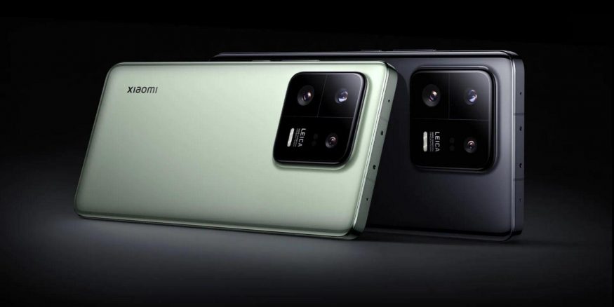 Chytrý telefon Xiaomi 13 na propagačním snímku