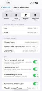 Adaptivní režim u AirPods Pro