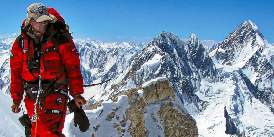 Radek Jaroš při výstupu na Matterhorn