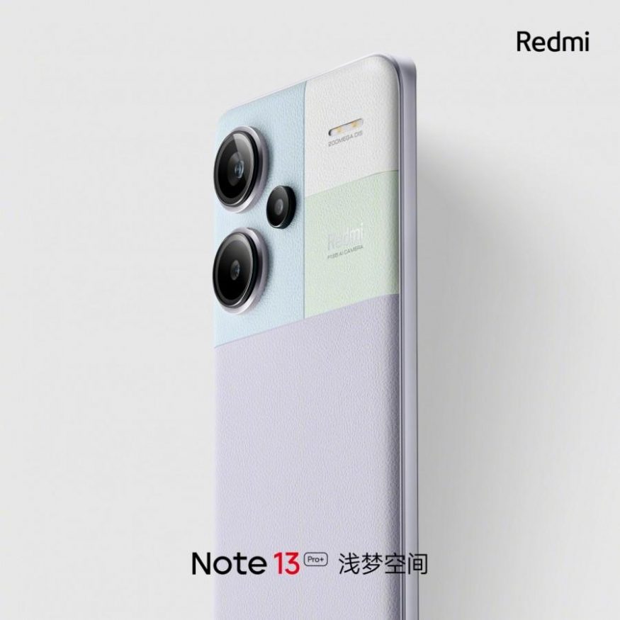 Redmi Note 13 Pro se zády z umělé kůže