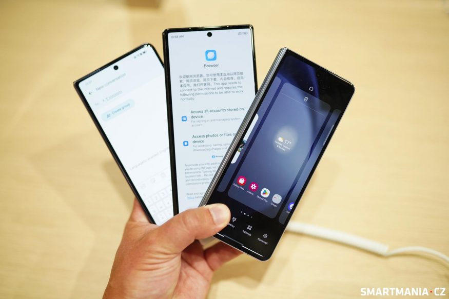 Samsung Galaxy Z Fold 5, Honor Magic V2 a Xiaomi Mix Fold 3