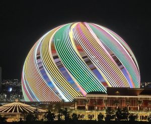 Budova Sphere v Las Vegas