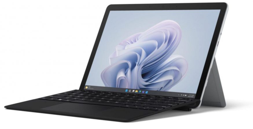 Tablet Microsoft Surface Go 4 na tiskovém snímku