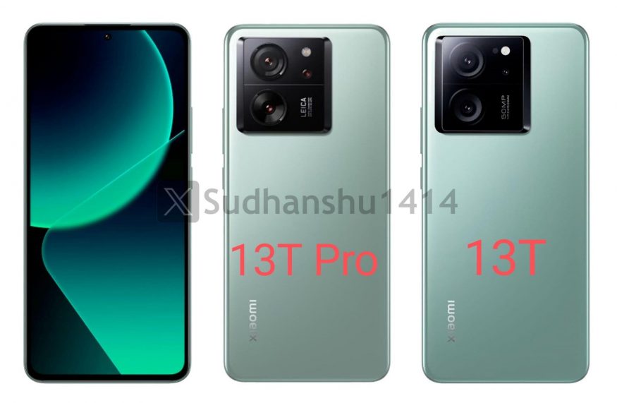 Xiaomi 13T a 13T Pro na neoficiálních renderech