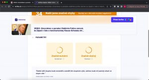 Ukázka analýzy Verifee z webu Aeronet