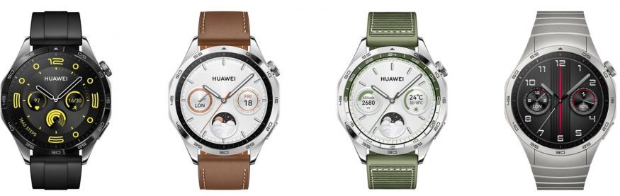 barvy Hodinky Huawei Watch GT 4 v 46mm provedení ve čtyřech barvách