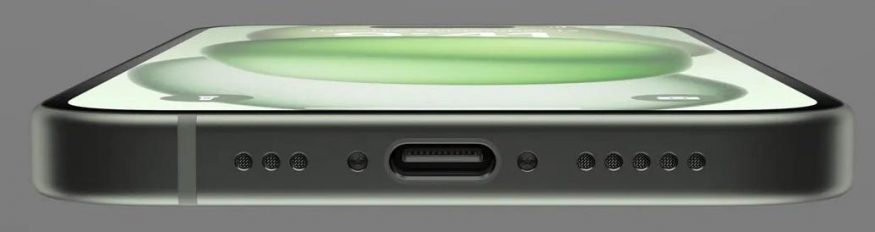 iPhone 15 s portem USB-C