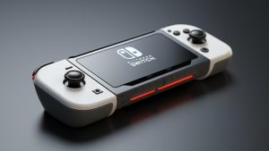 Návrh designu Nintendo Switch 2 podle AI
