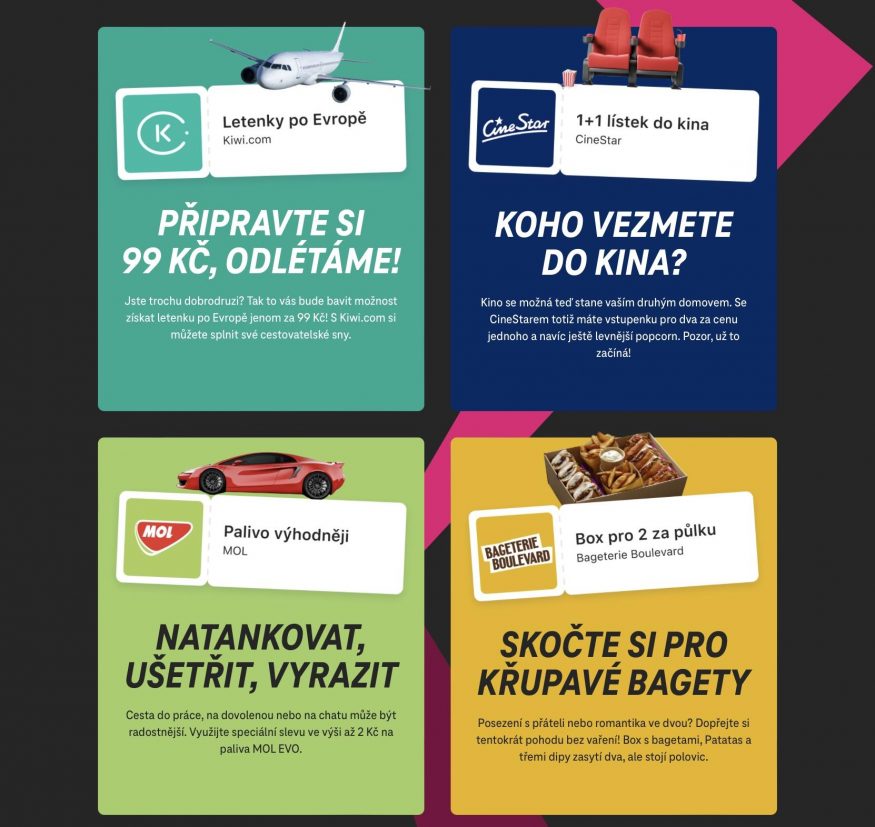 Ukázka partnerů v programu T-Mobile Magenta Moments