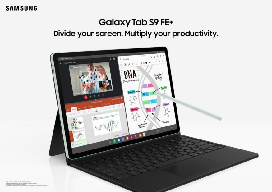 Galaxy Tab S9+ FE s klávesnicí