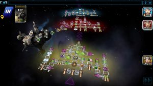 Screenshot ze hry Galaxy Trucker