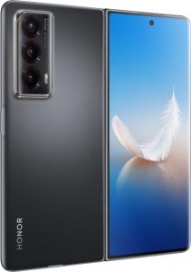 Honor Magic Vs2 v černé barvě na oficiálním snímku