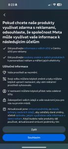 Předplatné Meta odstraňující reklamy