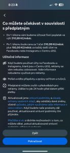 Předplatné Meta odstraňující reklamy