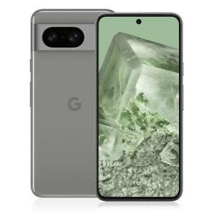 Pixel 8 ve stříbrné barvě
