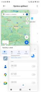 Screenshot MIUI - dvě plovoucí okna