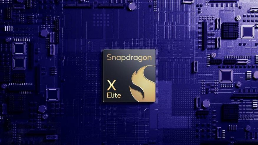 Počítačový čip Snapdragon X Elite na základní desce