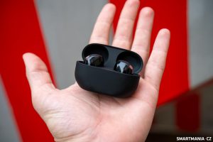 Sluchátka japonského výrobce Sony s názvem WF 1000XM5