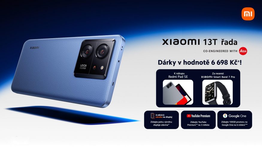 Při koupi smartphonu řady Xiaomi 13T získáte atraktivní dárky