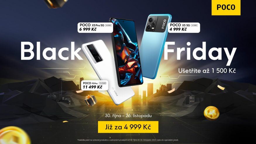 Xiaomi Black Friday 2023: akce na smartphony značky Poco