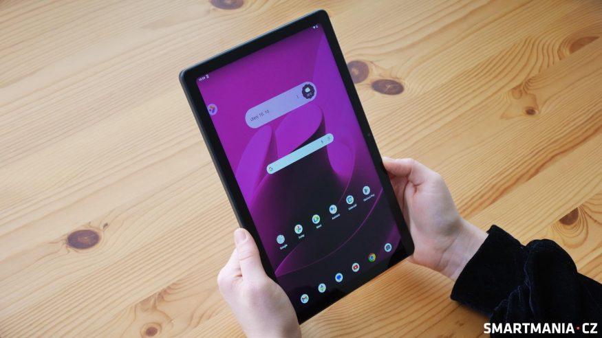 T-Mobile T Tablet, detail displeje