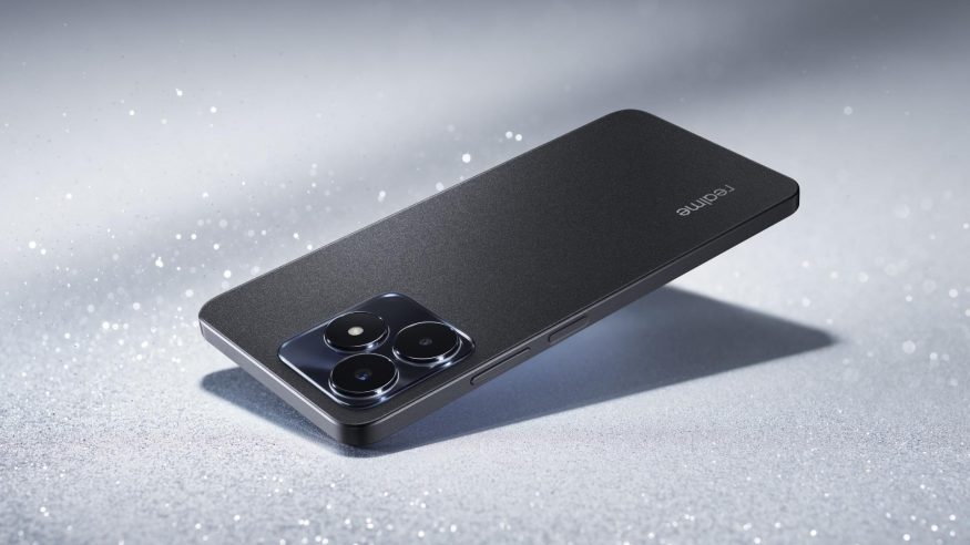Chytrý telefon Realme C53 na reklamním snímku