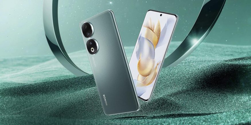 Chytrý telefon Honor 90 na propagačním snímku Chytrý telefon Honor 90 na propagačním snímku