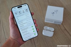 Nastavení sluchátek AirPods Pro