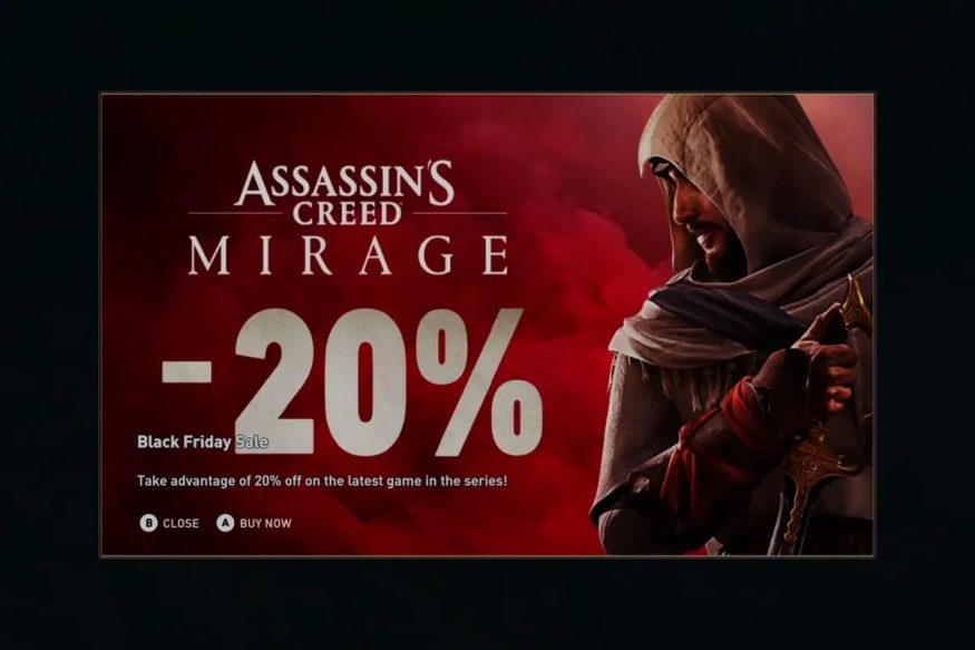 Vyskakující reklama ve hře Assassin′s Creed Odyssey Vyskakující reklama ve hře Assassin′s Creed Odyssey
