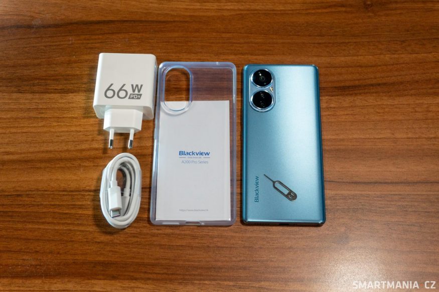 Obsah balení Blackview A200 Pro