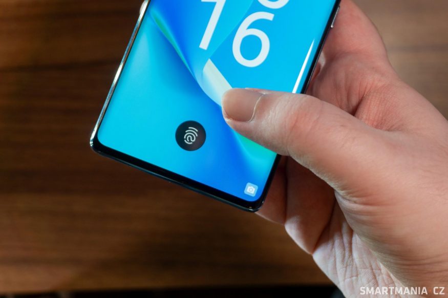 Odemykání pomocí čtečky otisků prstů v telefonu Blackview A200 Pro