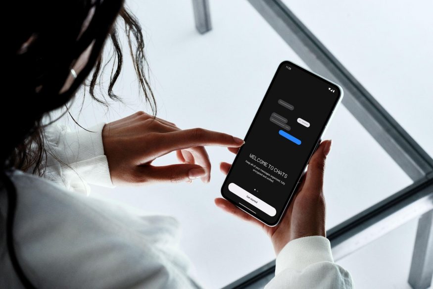 Aplikace Nothing Chats na smartphonu Nothing Phone (1)