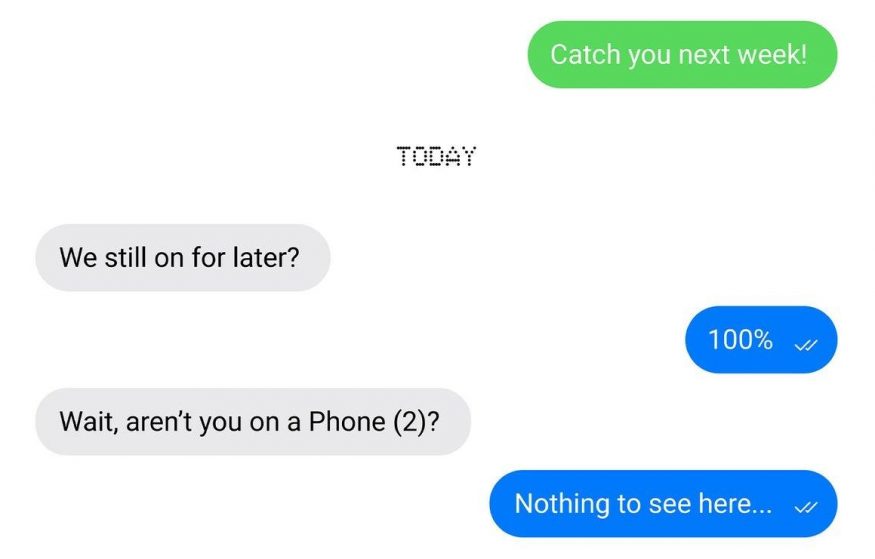 Souboj modrých a zelených bublin v iMessage