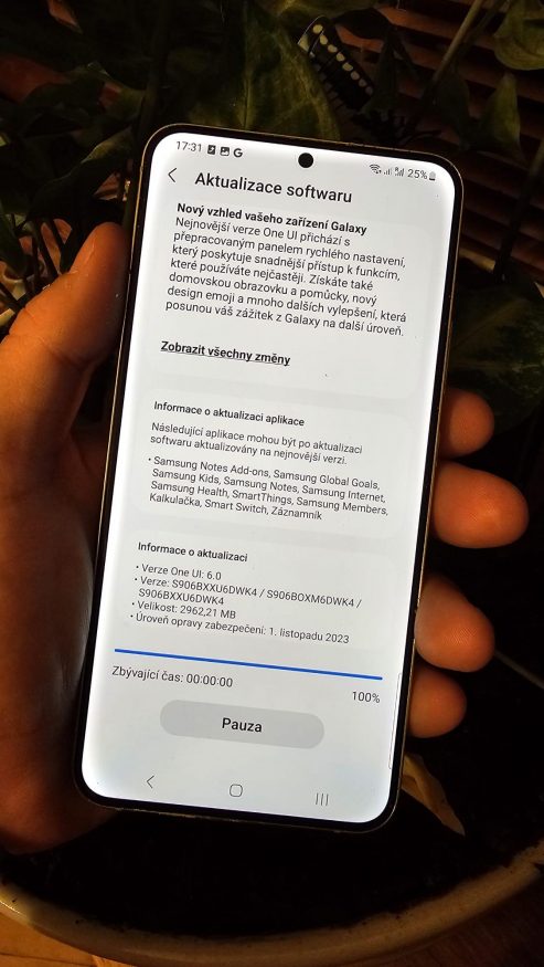 Instalace One UI 6 na Samsung Galaxy S22+