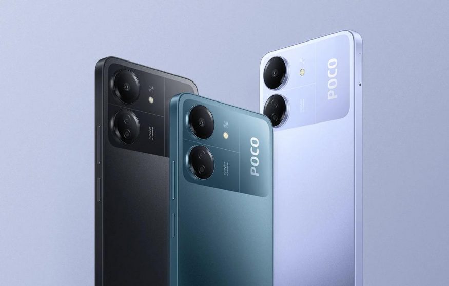 Telefon Poco C65 ve třech barvách