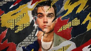 Snímek z dokumentu Robbie Williams na Netflix