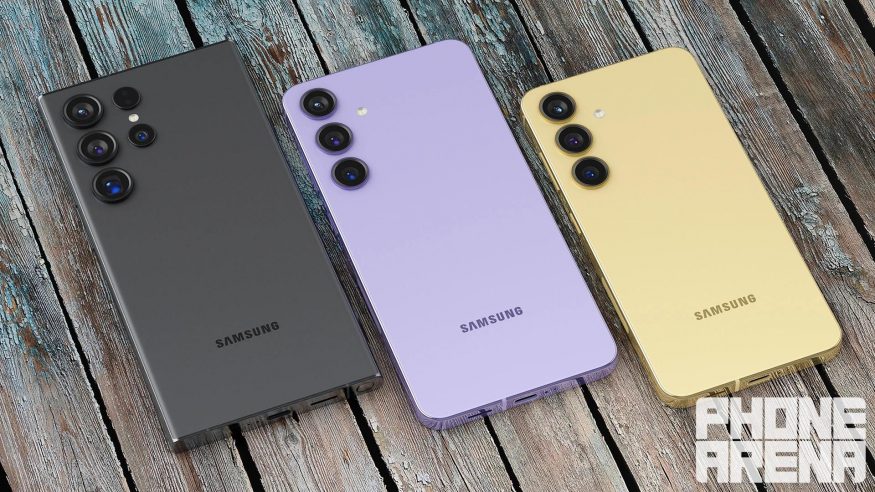 Řada Samsung Galaxy S24 na neoficiálním renderu Řada Samsung Galaxy S24 na neoficiálním renderu