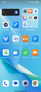Screenshot ze systému telefonu Blackview A200 Pro