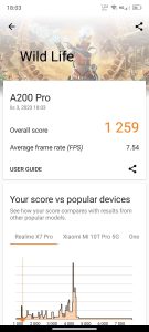 3D Mark benchmark Blackview A200 Pro