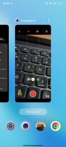 Screenshot ze systému telefonu Blackview A200 Pro