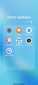Screenshot ze systému telefonu Blackview A200 Pro