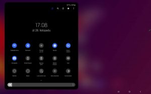 Všimněte si, že v rychlých nastaveních chybí svítilna – tablet ji bohužel nemá