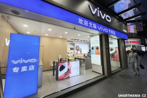 Vivo obchod na ulici Huaqiangbei