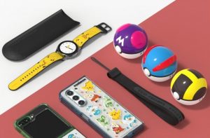 Pouzdro pro sluchátka od Samsungu ve stylu pokébalu