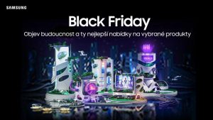 Promo banner k akci Samsung Black Friday