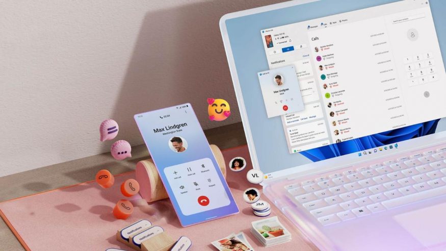 Nástroj Phone Link propojující počítač s Windows a telefon s Androidem