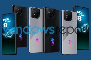 ROG Phone 8 a 8 Pro na uniklém tiskovém snímku