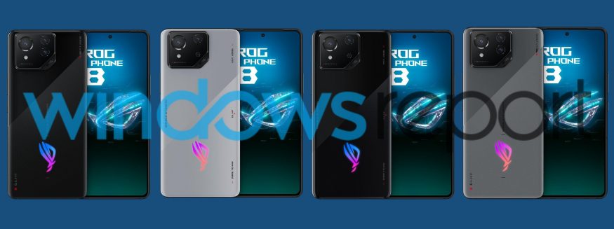 ROG Phone 8 a 8 Pro na uniklém tiskovém snímku